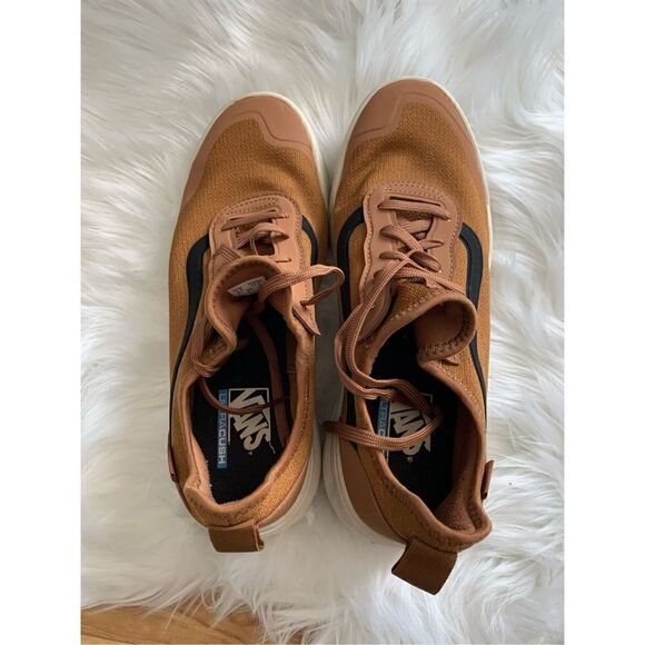 Vans unisex brown/orange sneakers men’s 9.5 and women’s 11 - Picture 6 of 7